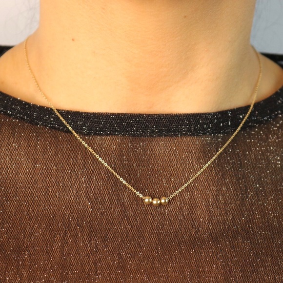 Jewelry - Friendship Beads Necklace 14K gold Filled